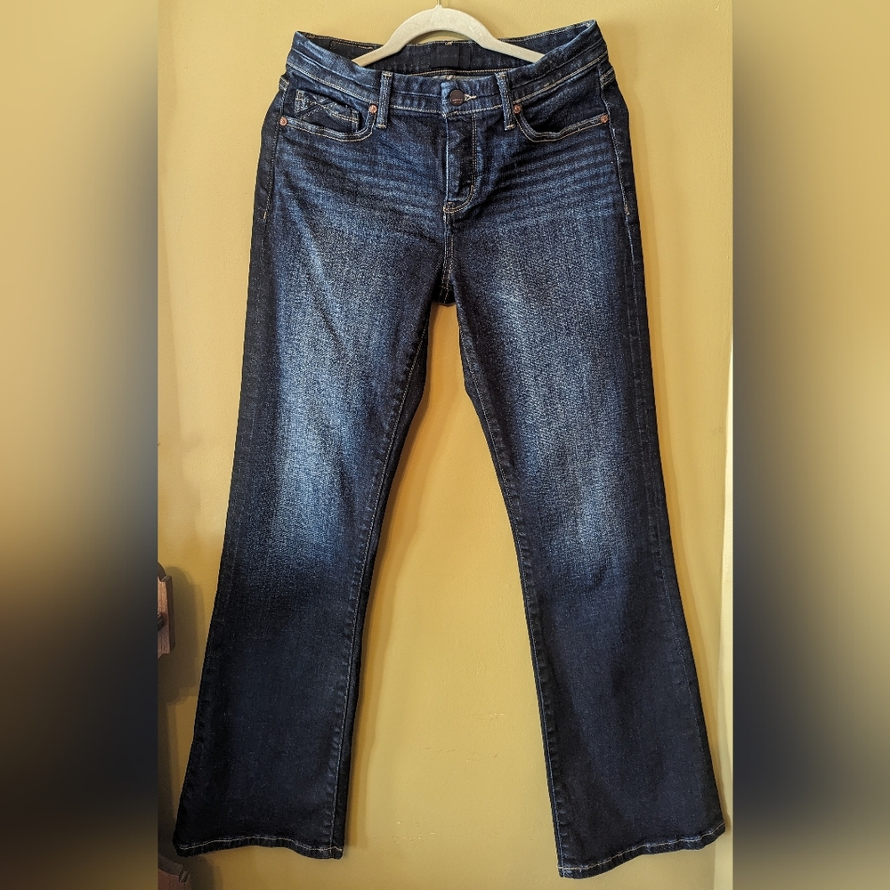 Buckle Black No. 53 Mid-rise Stretch Boot Cut Jeans Dark Blue 28x32